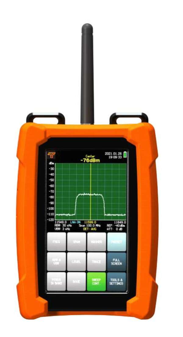 Tempo Airscout Spectrum (ASPEC) - анализаторы радиочастотного спектра сотовой связи LTE и 5G, спутниковой и микроволновой связи